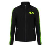 (TG. XS) Valentino Rossi Collezione VR46 Classic, Giacca Unisex, Nero, XS - NUOV