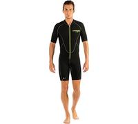 (TG. XXL/6) Cressi Lido Man, Muta Shorty 2mm Uomo, Nero, XXL/6 - NUOVO