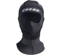 (TG. XXL/6) Cressi, Orust Hood 5mm Unisex Adulto, Nero/Silver, XXL/6 - NUOVO