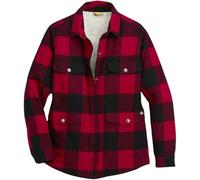 (TG. XXL) Dickies Cappotto Chore foderato in flanella Sherpa, Plaid Di Bufalo Ro