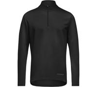 (TG. XXL) GORE WEAR Everyday Mid 1/4-Zip Camicia, Black, XXL Uomo - NUOVO