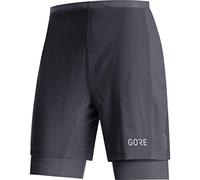 (TG. XXL) Gore Wear R5 2In1, Shorts Uomo, Black, XXL - NUOVO