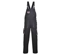 (TG. XXL) Portwest TX12BKRXXL Salopette Texo con colori a contrasto e bretelle,
