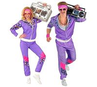 (TG. XXL) "THE 80s SHELL SUIT" (jacket, pants) - (XXL) - NUOVO