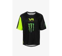 (TG. XXL) Valentino Rossi VR46 T-Shirt Performance Monster Energy,XXL,Nero - NUO