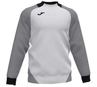 (TG. XXS) Joma 101510.201.2XS, Sweater Men's, Bianco-Nero, XXS - NUOVO