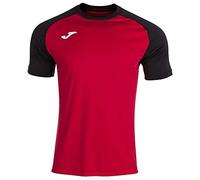 (TG. XXS) Joma 2XS Teamwork Manica Corta, Rosso-Nero, XXS Unisex-Adulto - NUOVO