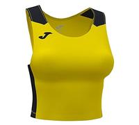 (TG. XXS) Joma 2XS Top Record II, Giallo-Nero, XXS Unisex-Adulto - NUOVO