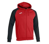 (TG. XXS) Joma Academy IV Sudadera con capucha, Rojo Negro, Regular para Hombre