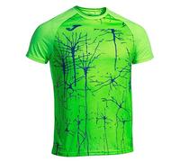 (TG. XXS) Joma Maglietta a Maniche Corte élite IX, Verde Fluo, XXS Uomo - NUOVO