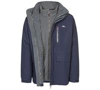 (TG. XXS) Trespass Edgewater II - Giacca impermeabile 3 in 1 con interno rimovib