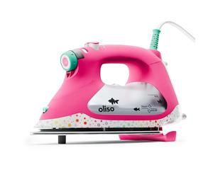 TG1600 Pro Plus SmartIron con sollevamento automatico - per stirare vestiti, cucito, quilting e artigianato | Ferro da stiro a vapore con piastra Diamond Ceramic-Flow, Tula Pink