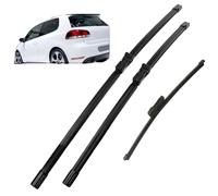 TGCXHRF Tergicristalli anteriori e posteriori Set spazzole tergicristallo per VW Golf 6 Hatchback 2009-2012, 24"+19"+11", 2 pezzi
