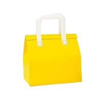 TGDGFKIAS Borsa termica per il pranzo, Borse termiche in tessuto non for alimenti, torte, bevande, pranzo, confezione da 10, multicolore, varie misure(Yellow,30x30x20cm)