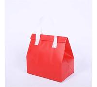 TGDGFKIAS Borsa termica per il pranzo, Confezione da 10 borse termiche for il pranzo, multicolore, varie misure(Red,26x24x15cm)