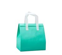 TGDGFKIAS Borsa termica per il pranzo, Confezione da 20 sacchetti for alimenti in alluminio autoadesivo, multicolore, varie misure(Green,24XH26X15cm)