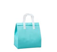 TGDGFKIAS Borsa termica per il pranzo, Confezione da 20 sacchetti for alimenti in alluminio autoadesivo, multicolore, varie misure(Blue,30XH32X20cm)