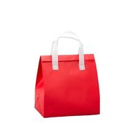 TGDGFKIAS Borsa termica per il pranzo, Confezione da 20 sacchetti for alimenti in alluminio autoadesivo, multicolore, varie misure(Red,26XH28X17cm)