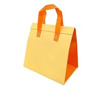 TGDGFKIAS Borsa termica per il pranzo, Confezione da 25 borse porta pranzo multicolore, diverse misure(Yellow and Orange,28x12x10cm)