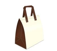 TGDGFKIAS Borsa termica per il pranzo, Confezione da 25 borse porta pranzo multicolore, diverse misure(Beige Ang Brown,24x24x15cm)