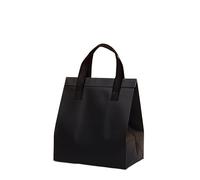 TGDGFKIAS Borsa termica per il pranzo, Confezione da 25 sacchetti for alimenti isolati multicolore, diverse misure(Schwarz,28x26x17cm)