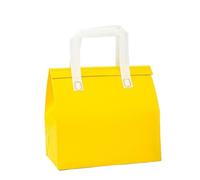 TGDGFKIAS Borsa termica per il pranzo, Confezione da 5 sacchetti for alimenti isolati multicolore, diverse misure(Yellow,24x24x15cm)