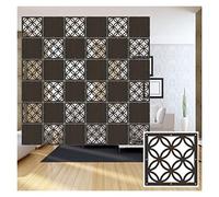 TGDGFKIAS Divisorio sospeso, Pannelli divisori sospesi in legno-plastica 29x29cm 5mm Nero(Black-a,25pcs)