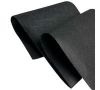 TGDGFKIAS Fogli di tessuto feltro, Fogli di feltro non tessuto multicolore di diverse dimensioni for lavori di cucito fai da te(Schwarz,40 x 85cm 1pc)