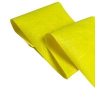 TGDGFKIAS Fogli di tessuto feltro, Fogli di feltro non tessuto multicolore di diverse dimensioni for lavori di cucito fai da te(Hot Yellow,40 x 85cm 1pc)