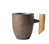 TGDGFKIAS Grandes tasses à café en céramique, Set di tazze e piattini da tè in vari stili(Style-4 B)