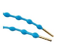 TGDGFKIAS Lacci da scarpe piatti, Lacci elastici multicolore 0,7 cm larghezza 60-200 cm confezione da 2(Blue,70(2 Pairs))
