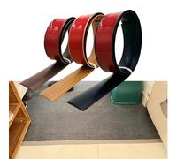 TGDGFKIAS Listelli di transizione per pavimenti, Striscia di transizione autoadesiva for pavimento laminato in PVC multicolore, larghezze multiple da 100 cm(Black Walnut,7.6cm/2.99in)