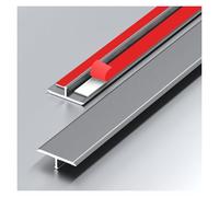 TGDGFKIAS Listelli di transizione per pavimenti, Striscia di transizione for pavimento autoadesiva in lega alluminio for spazi multicolori dimensioni multiple(Grijs,90 * 3.3cm)