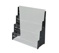 TGDGFKIAS mostra acrilico, Espositore for biglietti da visita in acrilico, 3 livelli, multicolore(Schwarz)