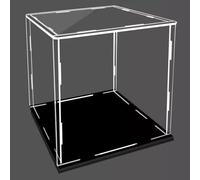 TGDGFKIAS mostra acrilico, Scatola espositiva in acrilico trasparente assemblata con organizer portaoggetti for slot for schede, antipolvere, diverse dimensioni(9x9x9in)