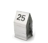 TGDGFKIAS Numero di ristorante, Numeri da tavolo in acciaio inossidabile Confezione da 25/50/100 50x40x35 mm 1,97x1,57x1,38 pollici(1 to 25)