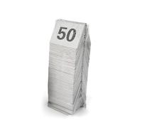 TGDGFKIAS Numero di ristorante, Numeri da tavolo in acciaio inossidabile Confezione da 25/50/100 50x40x35 mm 1,97x1,57x1,38 pollici(1 to 50)