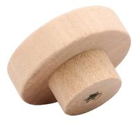 TGDGFKIAS Pomelli in legno, Pomelli E Maniglie Rotonde In Legno Con Parte Superiore Piatta for Ante Di Armadi Cassetti, Confezione Da 4-48 Pezzi(Large,24pcs)