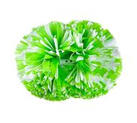 TGDGFKIAS Pompon da cheerleader, Pompon da cheerleader con manico a bastone for danza sportiva spirito di squadra, confezione 2 multicolore(Color 12)