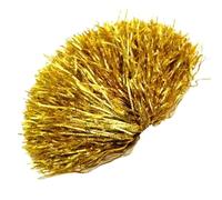 TGDGFKIAS Pompon da cheerleader, Pompon da cheerleader for sport e danza, articoli for il tifo, 1 pezzo, 30 g, diverse misure(Ring-30g Gold)