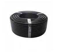 TGDGFKIAS protezione del cavo senza slot, Tubo corrugato in plastica PP isolato da 1 metro, tubo flessibile corrugato con filettatura in filo, manicotto protettivo(Schwarz,21.2 x 17mm)