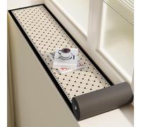 TGDGFKIAS Protezione per davanzale, Tappetino for davanzale della finestra in terra diatomacea multicolore, dimensioni multiple(A,300x40cm(118.1x15.7in))
