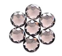 TGDGFKIAS Strass per Abiti, Strass da Cucire in Acrilico Glitterato Multicolore, Rotondi, smussati, for Abiti Fai da Te, 8-16 mm(Black Diamond,10mm 100pcs)