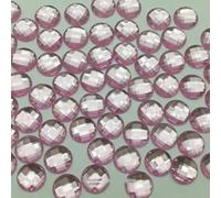 TGDGFKIAS Strass per Abiti, Strass Rotondi acrilici con Retro Piatto for Gioielli e Artigianato, Diverse Misure, 6-20 mm(8,10mm 100pcs)
