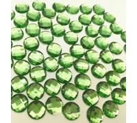 TGDGFKIAS Strass per Abiti, Strass Rotondi acrilici con Retro Piatto for Gioielli e Artigianato, Diverse Misure, 6-20 mm(7,8mm 100pcs)