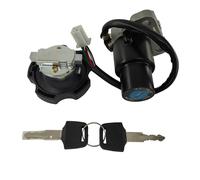 TGFCRUH Interruttore Chiave di Compatibile con Yamaha per XT600 1990-1995 per XT225 per DT200 per DT200R 1991-1994 per TW200 2003-2017 Tappo Serbatoio Gas Interruttore di Accensione Blocco Chiave