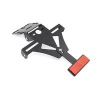 TGFCRUH Targa per Moto Compatibile con YZF per R1 per R3 per R6 per FZ6 per MT-07 Supporto per Telaio Targa Regolabile per Motocicletta con Catarifrangente