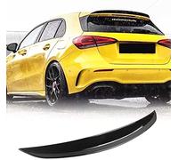 TGFOF Spoiler per bagagliaio posteriore adatto per Mercedes-Benz Classe A W177 A180 A200 A35 A45 AMG A180 A160 A220 A250 2019-2021 Materiale ABS nero lucido Coperchio del bagagliaio posteriore