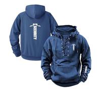 TGFQINAM Felpe con Cappuccio da Uomo Capispalla Top per La Stampa S.EC.URI.TY Giacche Pullover A Maniche Lunghe Cappotti Allenamento Primaverili E Autunnali-LanSe||XX_l