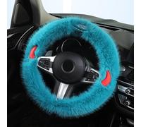 TgGreat Coprivolante Auto per BMW 6 Series F13 Coupe 2011-2017, Copertura Volante Auto, Coprivolante per Auto, Traspirante Antiscivolo Durevole Assorbe Il Sudore 38cm,Blue-O